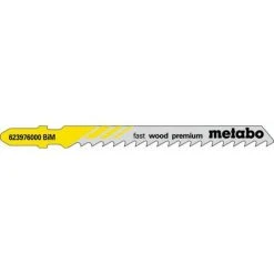 Metabo 5 Lames De Scies Sauteuses, Bois, Profess. 74 / 4,0 Mm (623976000)