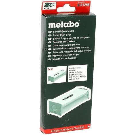 Sacs A Poussiere Par 5 Pour Ponceuse Metabo 4 Sacs A Poussiere Par 5 Pour Ponceuse Metabo – Image 2