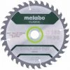 Metabo Lame De Scie "Cordless Cut Wood - Classic", 165x1,6/1,0x20 Z36 WZ 15° - 628660000 -Metabo Soldes 15097568 1