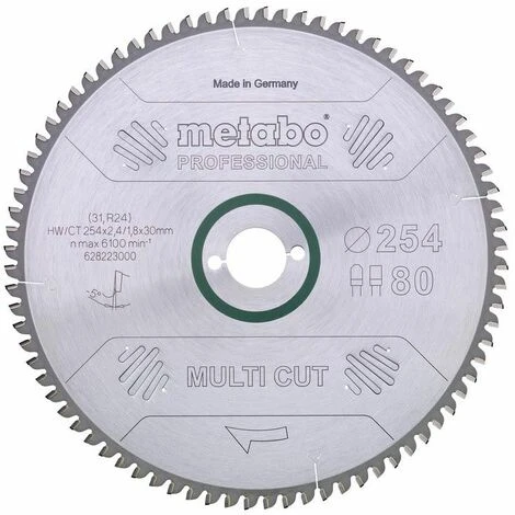 Metabo Lame De Scie 'Multi Cut - Professional', 216x30, Z64 FZ/TZ, 10° - 628063000 3 Metabo Lame De Scie 'Multi Cut - Professional', 216x30, Z64 FZ/TZ, 10° - 628063000