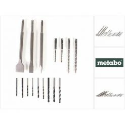 Metabo Jeu De Forets Pour Le Métal - 16 Pièces SDS Plus ( 624637000 ) -Metabo Soldes 21370404 2