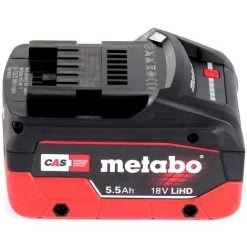 Metabo Set 18V - 2x Batteries LiHD 5,5Ah ( 625368000 ) -Metabo Soldes 21370457 5