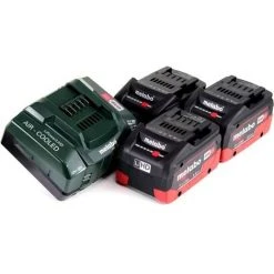 Metabo Basis Set 18V - 3x Batteries LiHD 5,5Ah + Chargeur ASC 145 + Insert ( 685074000 ) -Metabo Soldes 21370524 2