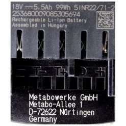 Metabo Basis Set 18V - 3x Batteries LiHD 5,5Ah + Chargeur ASC 145 + Insert ( 685074000 ) -Metabo Soldes 21370524 3
