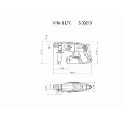 Marteau METABO - KHA 18V - LTX 2 X 4,0 Ah Li-Power, ASC 55, Coffret - 600210500 -Metabo Soldes 22794860 2