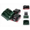 Metabo Basis Set 18V - 2x Batteries LiHD 4,0Ah ( 625367000 ) + Chargeur ASC 55 ( 627044000 ) -Metabo Soldes 22949276 1