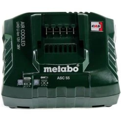 Metabo Basis Set 18V - 2x Batteries LiHD 4,0Ah ( 625367000 ) + Chargeur ASC 55 ( 627044000 ) -Metabo Soldes 22949276 5