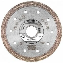 Metabo Meule De Tronçonnage Diamantée 125x22,23mm, « TP », Carrelage « Professional » - 628579000