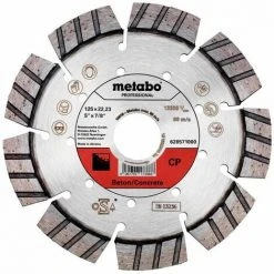 Metabo Meule De Tronçonnage Diamantée 125x22,23mm, « CP », Béton « Professional » - 628571000