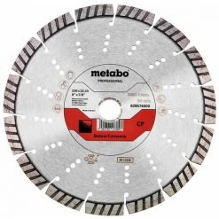 Metabo Meule De Tronçonnage Diamantée 230x22,23mm, « CP », Béton « Professional » - 628574000