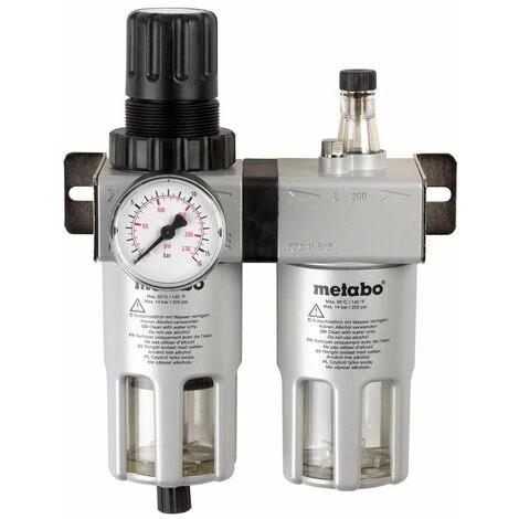 Metabo Unité D'entretien FRL-200 1/2" - 0901063850 3 Metabo Unité D'entretien FRL-200 1/2" - 0901063850