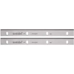 Metabo 2 Fers De Rabot HSS, 18%W 263 X 24,5 X 3 Mm / 4 Trous Oblongs (jusqu'à L'année De Fabrication 89), HC 260 E / ES - 0911030748