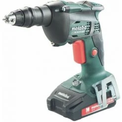 Metabo Visseuse Sans Fil Pour Cloisons Sèches SE 18 LTX 6000, Coffret, 18V 2x2Ah Li-Ion + ASC 55 - 620049500