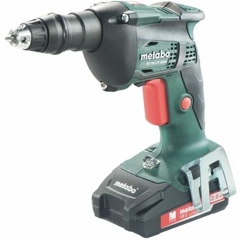 Metabo Visseuse Sans Fil Pour Cloisons Sèches SE 18 LTX 6000, Coffret, 18V 2x2Ah Li-Ion + ASC 55 - 620049500 3 Metabo Visseuse Sans Fil Pour Cloisons Sèches SE 18 LTX 6000, Coffret, 18V 2x2Ah Li-Ion + ASC 55 - 620049500