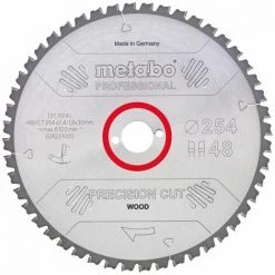 Metabo Lame De Scie 'Precision Cut Wood - Professional', 250x30, Z60 WZ 15° - 62804900