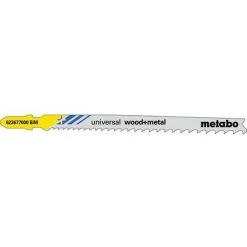 Metabo 25 Lames De Scie Sauteuse « Universal Wood + Metal » 106 Mm, Progressives, BiM, Type 23677 - 623621000