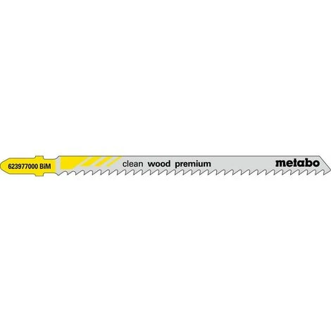 Metabo 5 Lames De Scie Sauteuse « Clean Wood Premium » 105/ 3,0 Mm, BiM - 623977000 3 Metabo 5 Lames De Scie Sauteuse « Clean Wood Premium » 105/ 3,0 Mm, BiM - 623977000