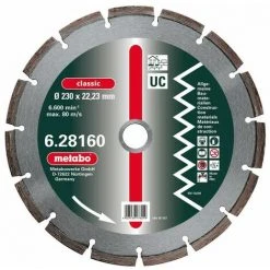 Metabo Meule De Tronçonnage Diamantée, 125 X 2,15 X 22,23 Mm, "classic", "UC", Universelle - 628157000