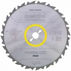 Metabo Lame De Scie 'Power Cut Wood - Professional', 700x30, Z42 WZ - 628024000