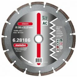 Metabo Meule De Tronçonnage Diamantée, 115 X 2,15 X 22,23 Mm, "classic", "AC", Abrasive - 628182000