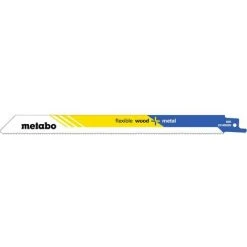 Metabo 25 Lames De Scie Sabre « Flexible Wood + Metal » 225 X 0,9 Mm, BiM, 1,8-2,6 Mm/ 10-14 TPI - 628247000