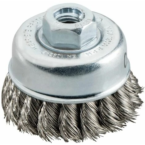 Metabo Brosse Boisseau 65x0,35 Mm/ M 14, Fil En Acier Inoxydable, Torsadé, Inoxydable, épaisseur De Fil 0,35 Mm - 623801000 3 Metabo Brosse Boisseau 65x0,35 Mm/ M 14, Fil En Acier Inoxydable, Torsadé, Inoxydable, épaisseur De Fil 0,35 Mm - 623801000