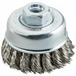 Metabo Brosse Boisseau 80x0,5 Mm/ M 14, Fil Métallique, Torsadé, épaisseur De Fil 0,50 Mm - 623710000