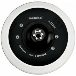 Metabo Plateau Auto-agrippant 173 Mm M 14, Pour La Fixation D'accessoires De Ponçage Et De Lustrage - 623289000