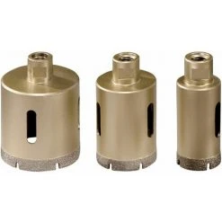 Metabo Set De Couronnes Diamantées Pour Carrelage « Dry », 3 Pièces, M14 - 628322000