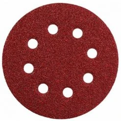 Metabo 6 Feuilles Abrasives Auto-agrippantes, 125 Mm, Assortiment, Bois+métal, Série « Professional », Pour Ponceuse Excentrique, Corindon Brun - 631232000