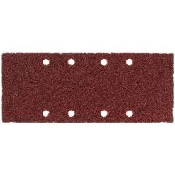 Metabo 10 Feuilles Abrasives, 93 X 230 Mm, Assortiment, Bois+métal, Qualité Extra, Perforées, Pour Fixation Par Pince, Pour Ponceuse Vibrante - 624490000