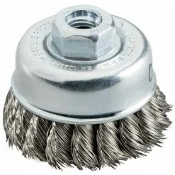 Metabo Brosse Boisseau 65x0,5 Mm/ 5/8", Fil Métallique, Torsadé, épaisseur De Fil 0,50 Mm - 623804000