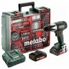 Metabo Perceuse à Percussion Sans Fil SB 18 LT Set, 18V 2x2Ah Li-Ion, Chargeur ASC 55, Coffret, Atelier Mobile - 602103600 -Metabo Soldes 2608559 1
