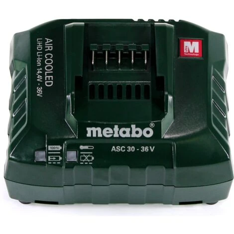 Metabo ASC 30-36 V AIR COOLED Chargeur 14,4-36V ( 627044000 ) 6 Metabo ASC 30-36 V AIR COOLED Chargeur 14,4-36V ( 627044000 ) – Image 4