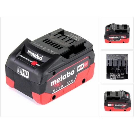 Metabo LiHD Batterie 18V 5,5Ah ( 625342000 ) 3 Metabo LiHD Batterie 18V 5,5Ah ( 625342000 )