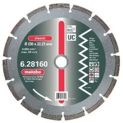 METABO Meule De Tronçonnage Diamantée DIA-TS 230X22.23 Mm