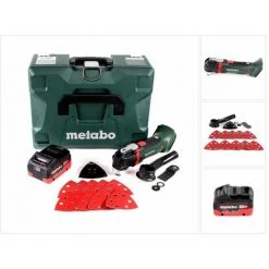 Metabo MT 18 LTX Outil Multifonctions Sans Fil 18V (613021840) - Compatible OIS / Starlock + 1x Batterie 5,5Ah + Coffret De Transport - Sans Chargeur -Metabo Soldes 28393237 3