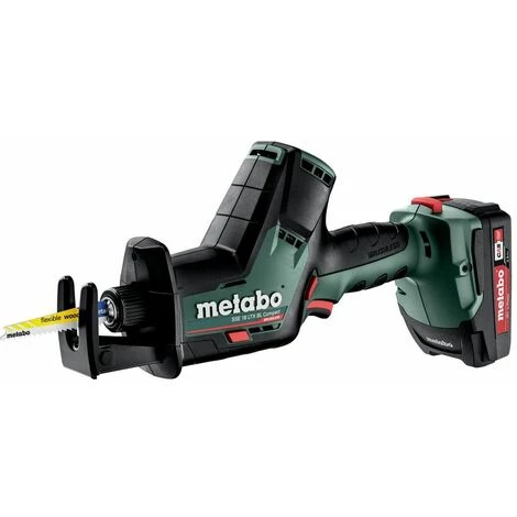 Metabo Scie Sabre Sans Fil SSE 18 LTX BL Compact, Coffret, 18V 2x2Ah Li-Ion + ASC 55 - 602366500 3 Metabo Scie Sabre Sans Fil SSE 18 LTX BL Compact, Coffret, 18V 2x2Ah Li-Ion + ASC 55 - 602366500
