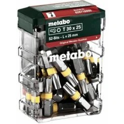 Metabo Coffret D'embouts T30, SP, 25 Pièces - 626716000