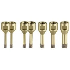 Metabo Set De Couronnes Diamantées « Dry », 7 Pièces, M14 - 628321000
