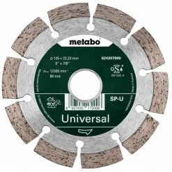 Metabo Meule De Tronçonnage Diamantée 125x22,23mm, « SP-U », Universal « SP », Blister - 624296000