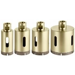 Metabo Set De Couronnes Diamantées Pour Carrelage « Dry », 4 Pièces, M14 - 628319000