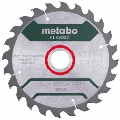 Metabo Lame De Scie "Precision Cut Wood - Classic", 190x2,0/1,4x30 Z24 WZ 15° /B - 628676000