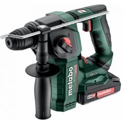 Metabo BH 18 LTX BL 16 Marteau Sans Fil, 18V 2x2Ah Li-Ion, Chargeur SC 30, MetaBOX 145 L - 600324500