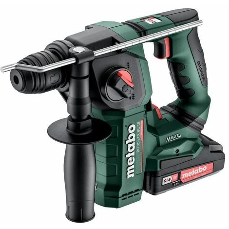 Metabo BH 18 LTX BL 16 Marteau Sans Fil, 18V 2x2Ah Li-Ion, Chargeur SC 30, MetaBOX 145 L - 600324500 3 Metabo BH 18 LTX BL 16 Marteau Sans Fil, 18V 2x2Ah Li-Ion, Chargeur SC 30, MetaBOX 145 L - 600324500