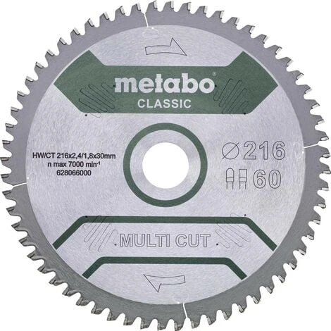 Metabo MULTI CUT CLASSIC 628286000 Lame De Scie Circulaire 305 X 30 X 2.2 Mm Nombre De Dents: 80 1 Pc(s) 3 Metabo MULTI CUT CLASSIC 628286000 Lame De Scie Circulaire 305 X 30 X 2.2 Mm Nombre De Dents: 80 1 Pc(s)