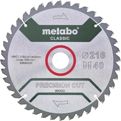 Metabo PRECISION CUT WOOD CLASSIC 628657000 Lame De Scie Circulaire 305 X 30 X 1.6 Mm Nombre De Dents: 56 1 Pc(s) 3 Metabo PRECISION CUT WOOD CLASSIC 628657000 Lame De Scie Circulaire 305 X 30 X 1.6 Mm Nombre De Dents: 56 1 Pc(s)