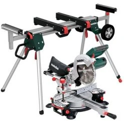 Metabo Scie à Onglets KGS 216 M Set, Avec Socle De Machine KSU 251, Carton - 690966000