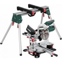 Metabo Scie à Onglets KGS 254 M, Avec Socle De Machine KSU 100, Carton - 690993000
