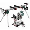 Metabo Scie à Onglets KGS 305 M Set, Avec Socle De Machine KSU 401, Carton - 690969000 -Metabo Soldes 32932005 1